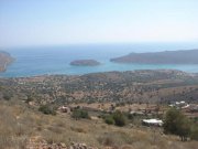 Plaka bei Elounda Großes Baugrundstück mit Meerblick in Chavgas, Elounda Grundstück kaufen